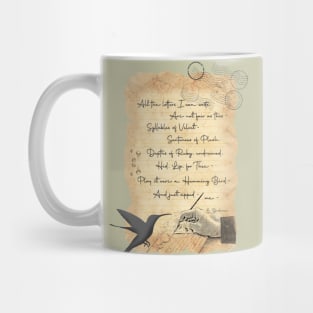 All the letters I can write - Dickinson Mug